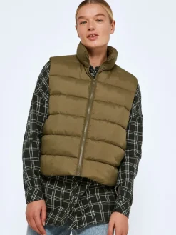 Noisy May Westen*NMMARCUS VEST NOOS burnt olive