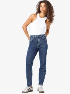 Noisy May Jeans*NMMONI HW ANK JEANS AZ365DB FWD NOOS Dark Blue Denim