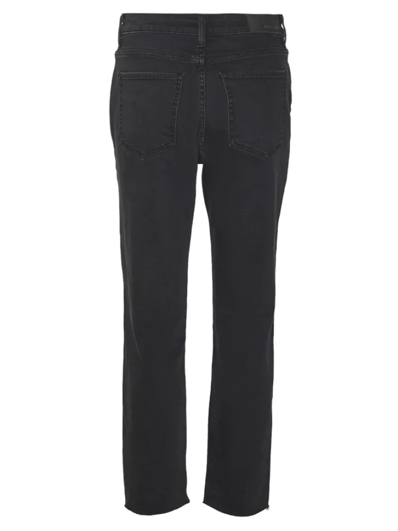 Noisy May Jeans*NMMONI HW ST ANK BLACK JEANS FWD FNOOS Black Denim