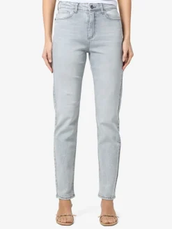 Noisy May Jeans*NMMONI HW STRAGHT ANK JEANS AZ277LG NOOS Light Grey Denim