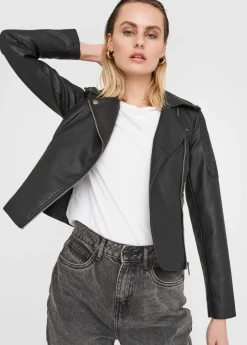 Noisy May Jacken*NMREBEL L/S JACKET NOOS Black