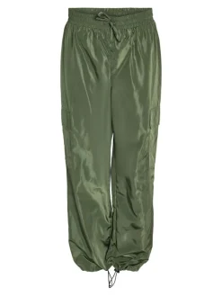 Noisy May Hosen*NMSKY HW CARGO RAINPANTS FWD NOOS kombu green