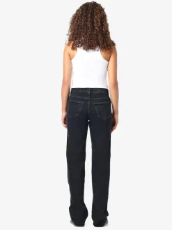 Noisy May Jeans*NMYOLANDA MW WIDE STR BLACK NOOS Black Denim