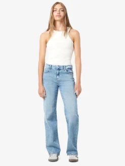 Noisy May Jeans*NMYOLANDA NW WIDE JEANS AZ236LB FWD NOOS Light Blue Denim