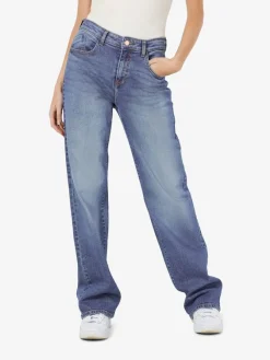 Noisy May Jeans*NMYOLANDA NW WIDE JEANS AZ308MB FWD NOOS Medium Blue Denim