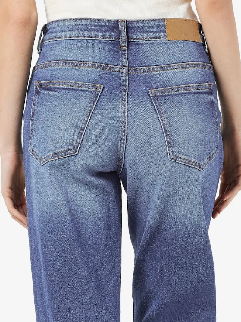 Noisy May Jeans*NMYOLANDA NW WIDE JEANS AZ308MB FWD NOOS Medium Blue Denim