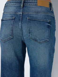 Noisy May Jeans*NMYOLANDA NW WIDE LEG STUD JEANS AZ308MB Medium Blue Denim