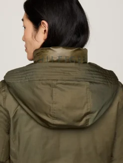 Tommy Hilfiger Jacken*NYLON MIX PADDED PARKA army green