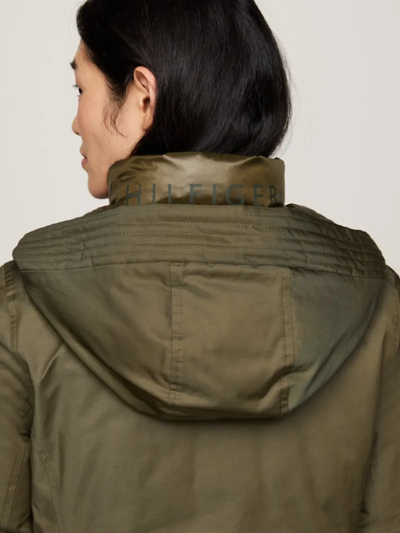 Tommy Hilfiger Jacken*NYLON MIX PADDED PARKA army green