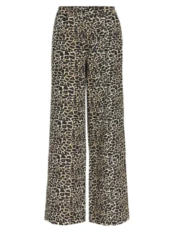 Object Hosen*OBJALBA LISA WIDE PANT PRINT NOOS humus