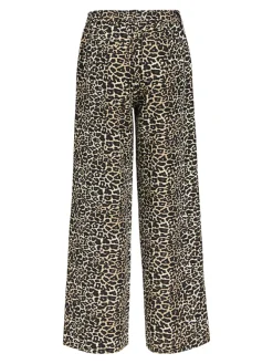 Object Hosen*OBJALBA LISA WIDE PANT PRINT NOOS humus