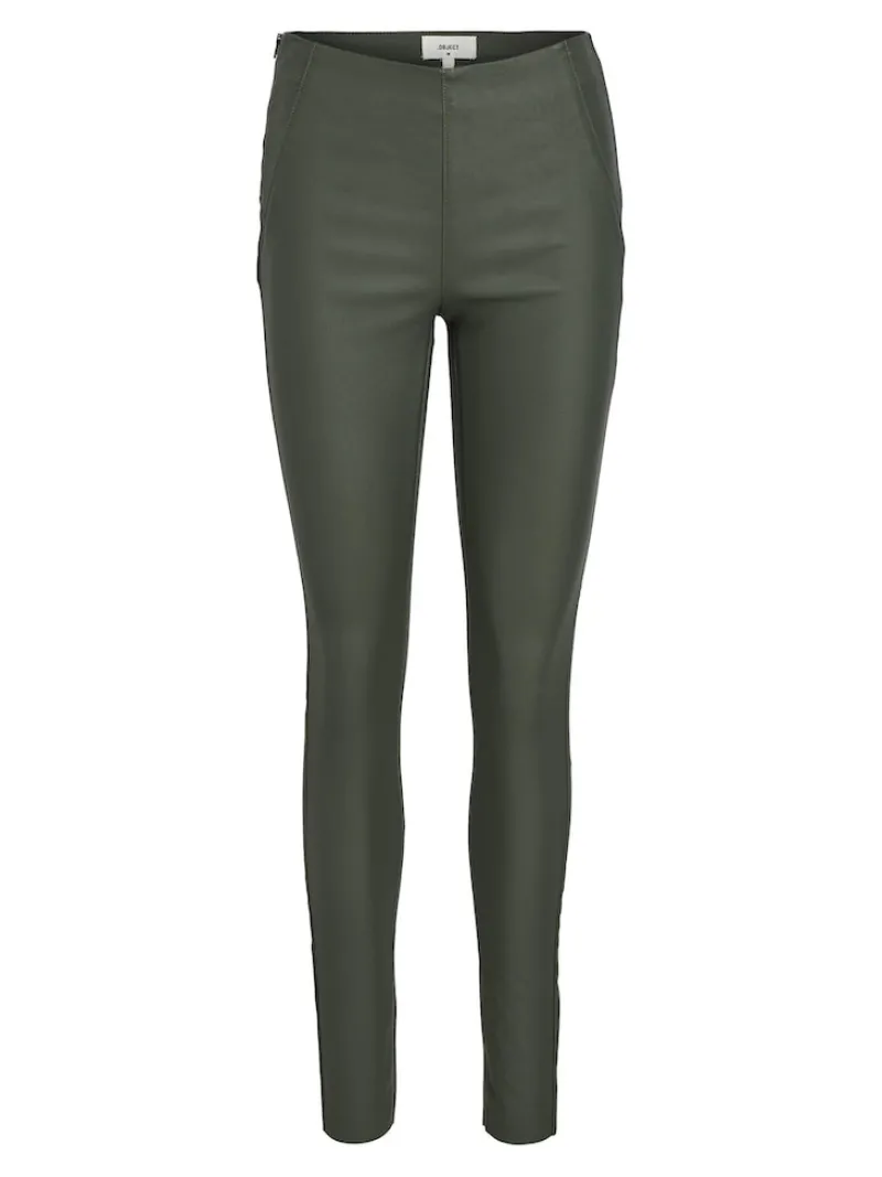 Object Hosen*OBJBELLE MW COATED LEGGINGS NOOS duffel bag