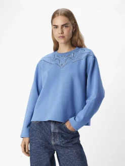 Object Pullover & Sweatshirts*OBJBETZY L/S LO PULLOVER E AW FAIR 24 riverside