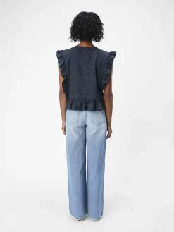 Object Blusen*OBJCILIE S/L TOP REP Sky Captain