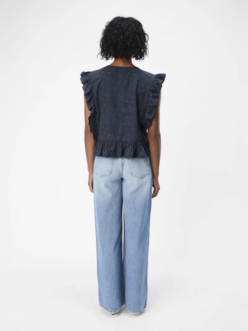 Object Blusen*OBJCILIE S/L TOP REP Sky Captain