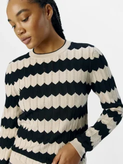 Object Pullover & Sweatshirts*OBJEBBA L/S RE KNIT PULLOVER NOOS sandshell