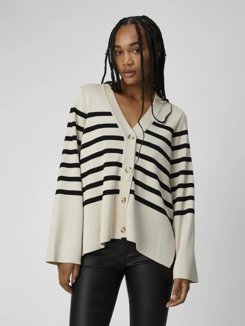 Object Pullover & Sweatshirts*OBJESTER L/S CARDIGAN NOOS sandshell