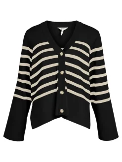 Object Pullover & Sweatshirts*OBJESTER L/S CARDIGAN NOOS Black