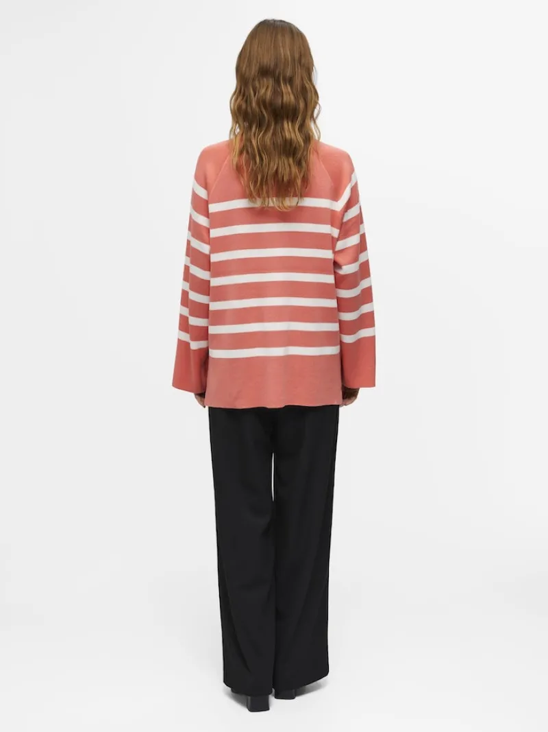 Object Pullover & Sweatshirts*OBJESTER LS KNIT TOP NOOS georgia peach