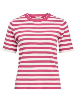 Object Pullover & Sweatshirts*OBJESTER S/S NEW KNIT PULLOVER NOOS Raspberry Sorbet