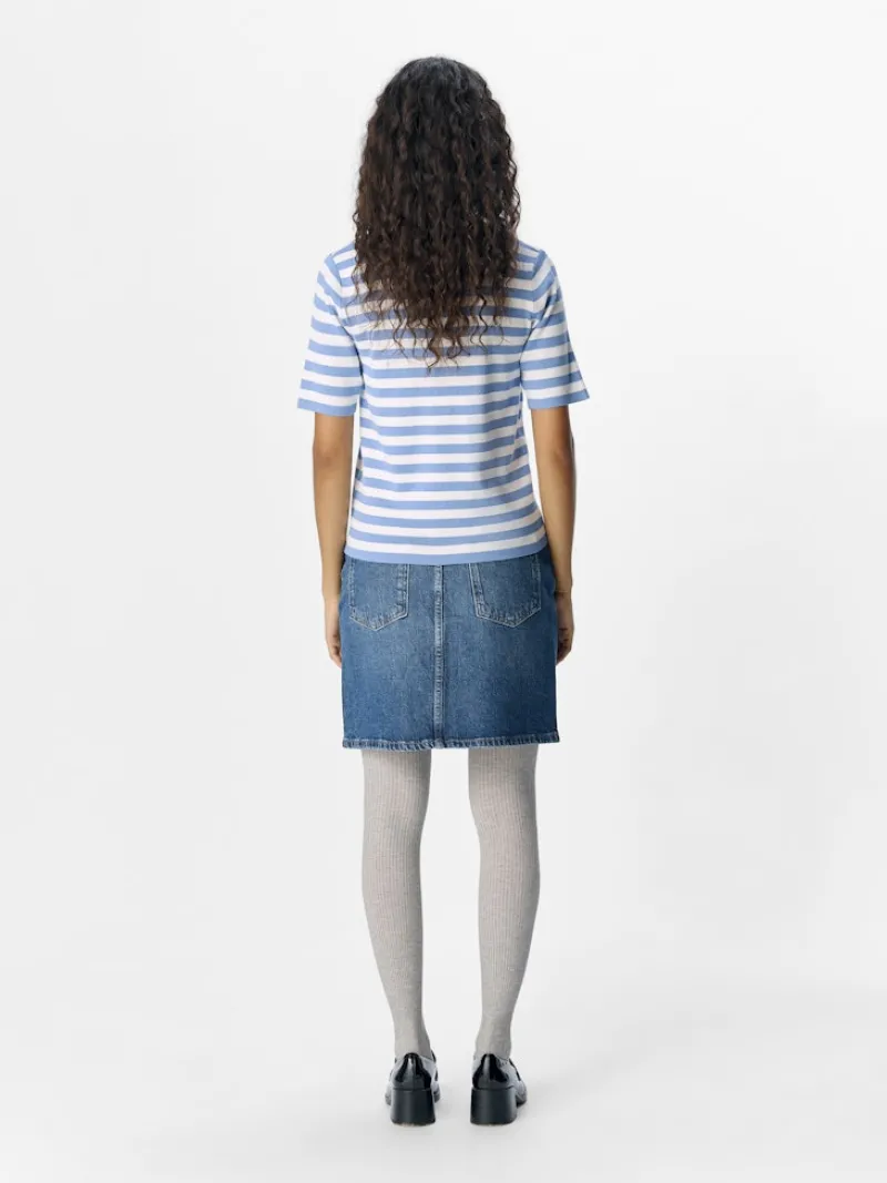 Object Pullover & Sweatshirts*OBJESTER S/S NEW KNIT PULLOVER NOOS cornflower blue