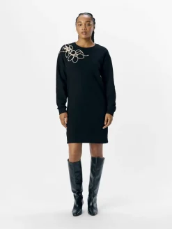 Object Kleider*OBJEVE RE L/S SWEAT DRESS 137 Black