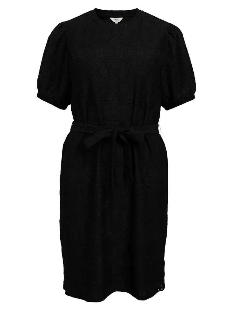 Object Kleider*OBJFEODORA S/S SHORT DRESS NOOS Black