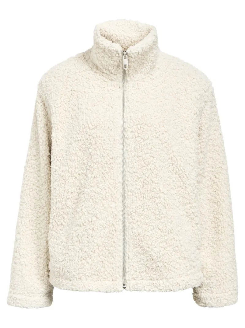 Object Jacken*OBJFREYA RE L/S JACKET NOOS white sand