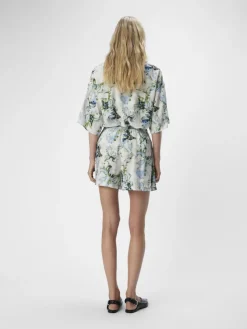 Object Shorts*OBJIDDA HW SHORTS 132 white sand