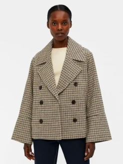 Object Jacken*OBJKEILY SHORT JACKET NOOS sepia