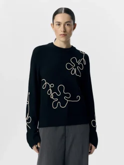 Object Pullover & Sweatshirts*OBJLANEY RUBIN LS PULLOVER NOOS Black