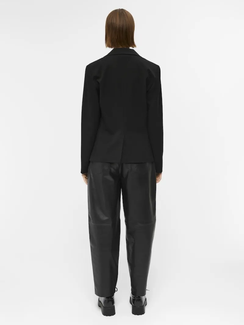 Object Jacken*OBJLISA L/S BUTTON BLAZER NOOS Black