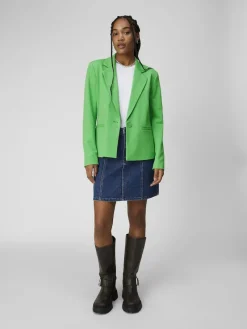 Object Jacken*OBJLISA L/S BUTTON BLAZER NOOS vibrant green