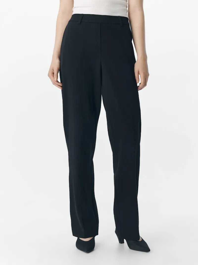 Object Hosen*OBJLISA MW STRAIGHT PANT NOOS Black