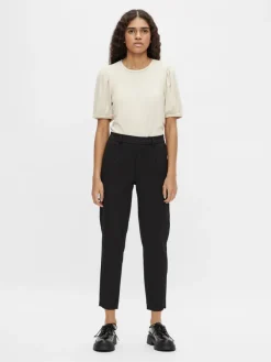 Object Hosen*OBJLISA SLIM PANT NOOS Black