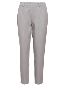 Object Hosen*OBJLISA SLIM PANT NOOS Light Grey Melange