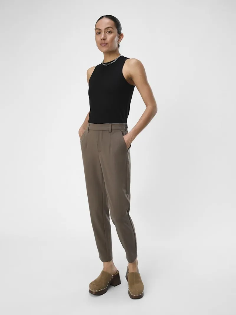 Object Hosen*OBJLISA SLIM PANT NOOS Morel