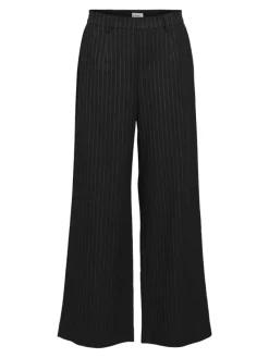 Object Hosen*OBJLISA WIDE PANT AOP NOOS Black