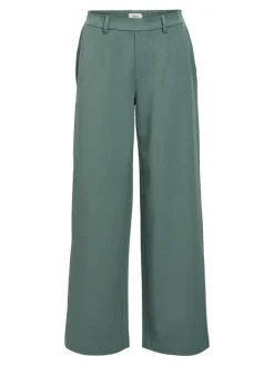 Object Hosen*OBJLISA WIDE PANT NOOS dark forest