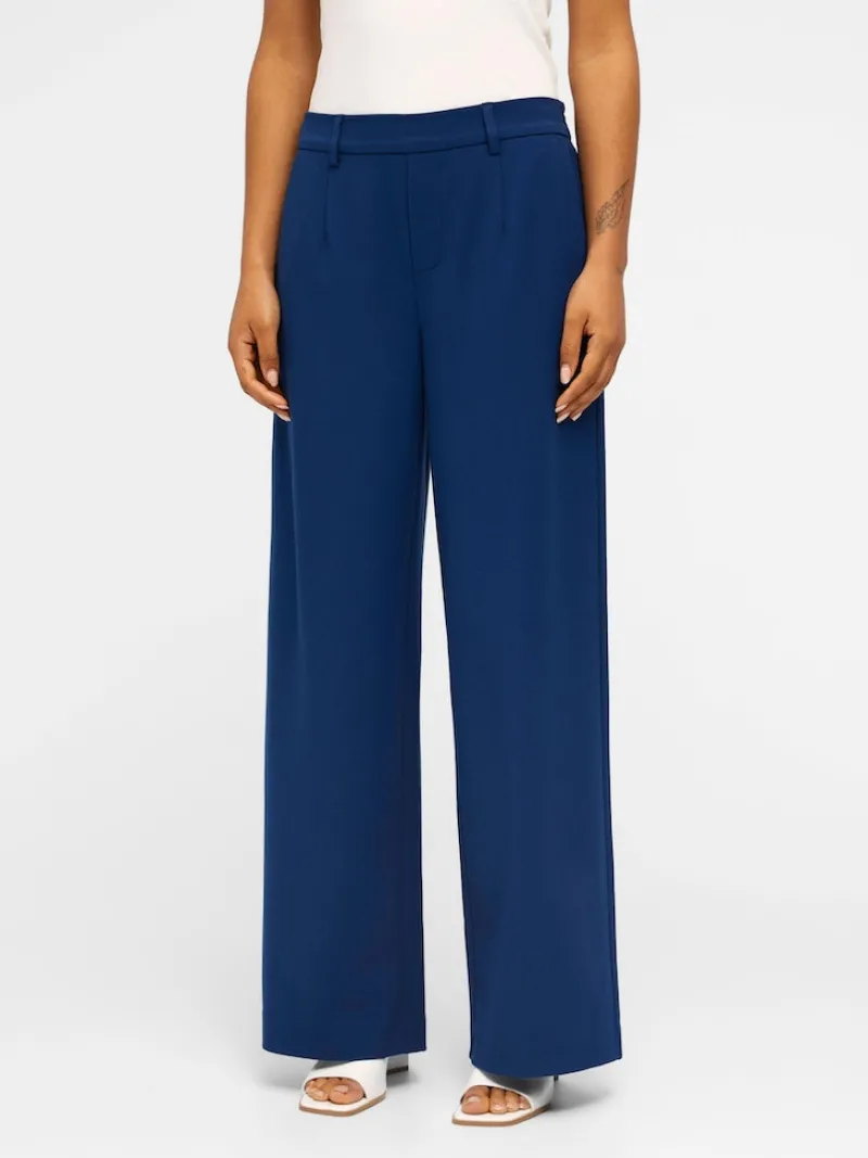 Object Hosen*OBJLISA WIDE PANT NOOS dunkelblau1