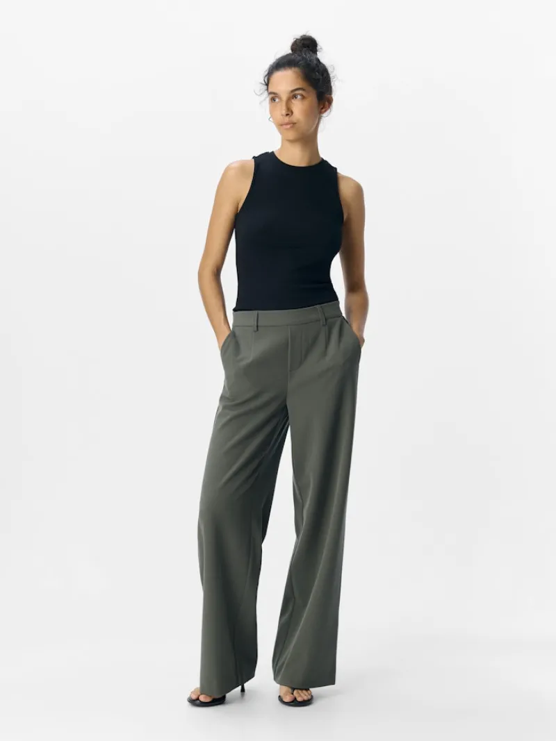 Object Hosen*OBJLISA WIDE PANT NOOS kambaba