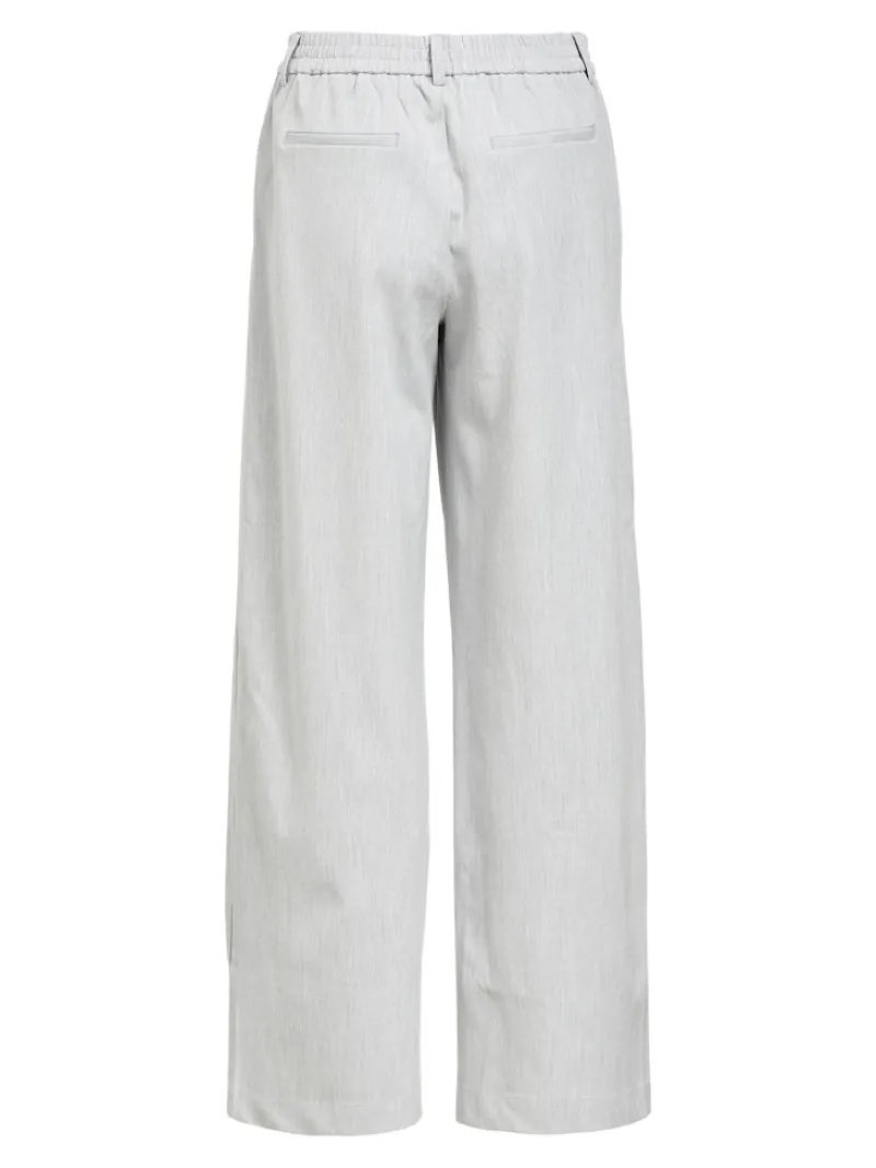 Object Hosen*OBJLISA WIDE PANT NOOS Light Grey Melange