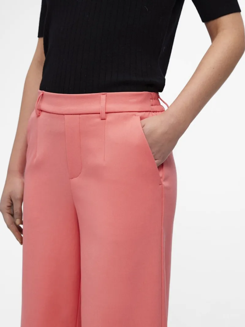 Object Hosen*OBJLISA WIDE PANT NOOS rosa1