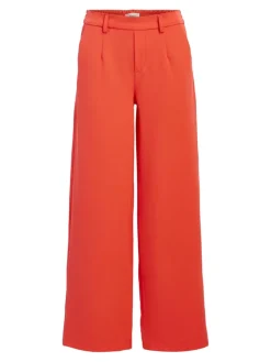 Object Hosen*OBJLISA WIDE PANT NOOS rosa2