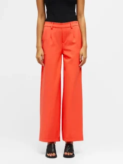 Object Hosen*OBJLISA WIDE PANT NOOS rosa2