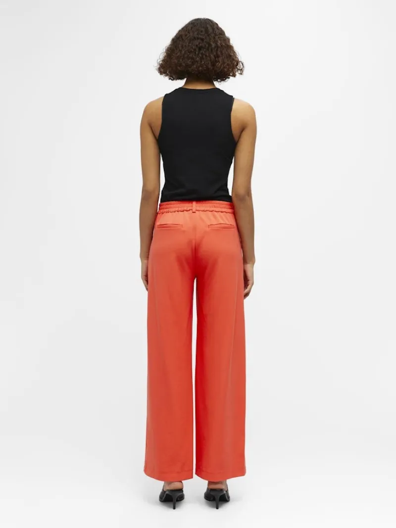 Object Hosen*OBJLISA WIDE PANT NOOS rosa2