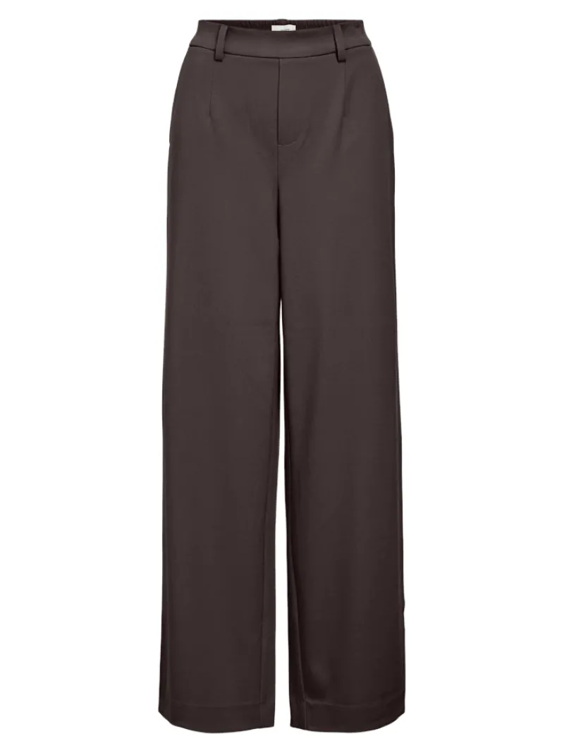 Object Hosen*OBJLISA WIDE PANT NOOS seal brown