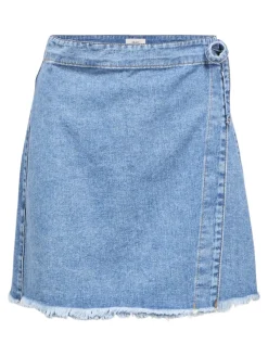 Object Röcke*OBJMELIA MW SHORT SKIRT 138 Light Blue Denim