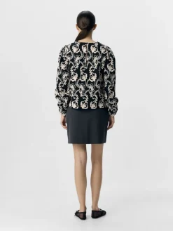 Object Shirts*OBJMYA RE L/S TOP NOOS Black