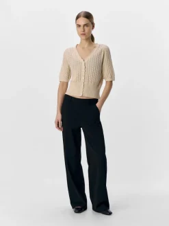 Object Pullover & Sweatshirts*OBJNOEMI KNIT 2/4 RE CARDIGAN 138 sandshell